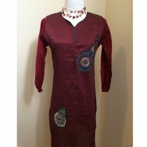 Embroidered Indian Tunic